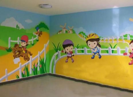 东兰幼儿园墙体彩绘制作流程及注意事项