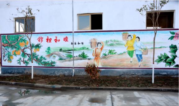 东兰乡镇文化墙 乡风文明焕发新活力