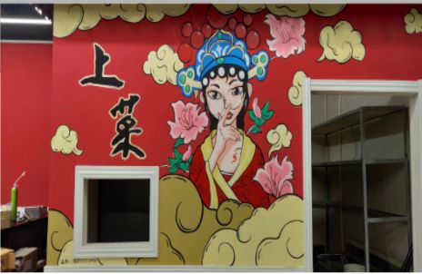 东兰墙体彩绘的发展和应用