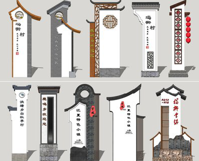 东兰美丽乡村标识标牌有哪些分类？